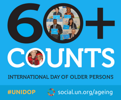 sixty counts: International Day of Older Persons age equality