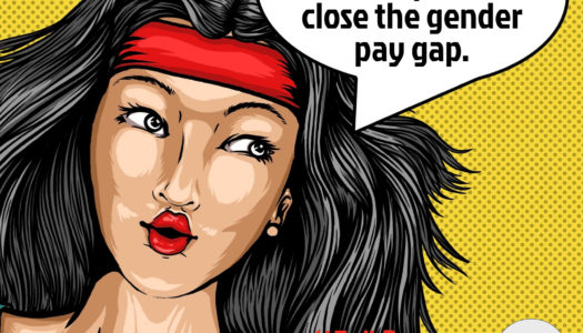 Closing Gender Wage Gap by Social Media Storm