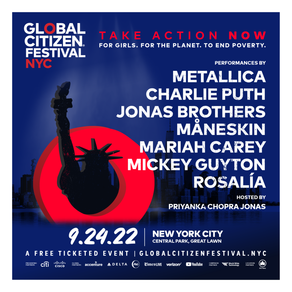 Global Citizen Festival to end poverty
