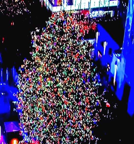 Rockefeller tree lighting sparks holiday season