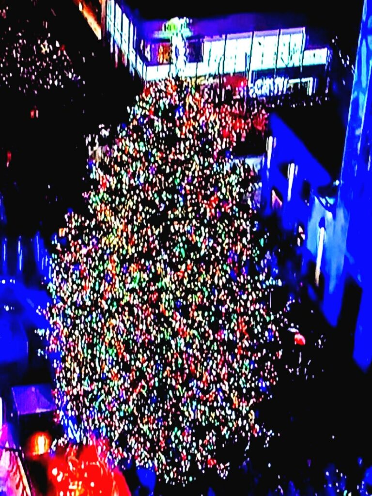 Rockefeller tree lighting sparks holiday season